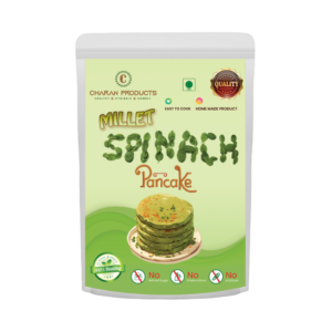 Millet Spinach Pan cake