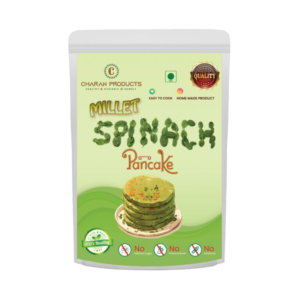 Millet Spinach Pan cake